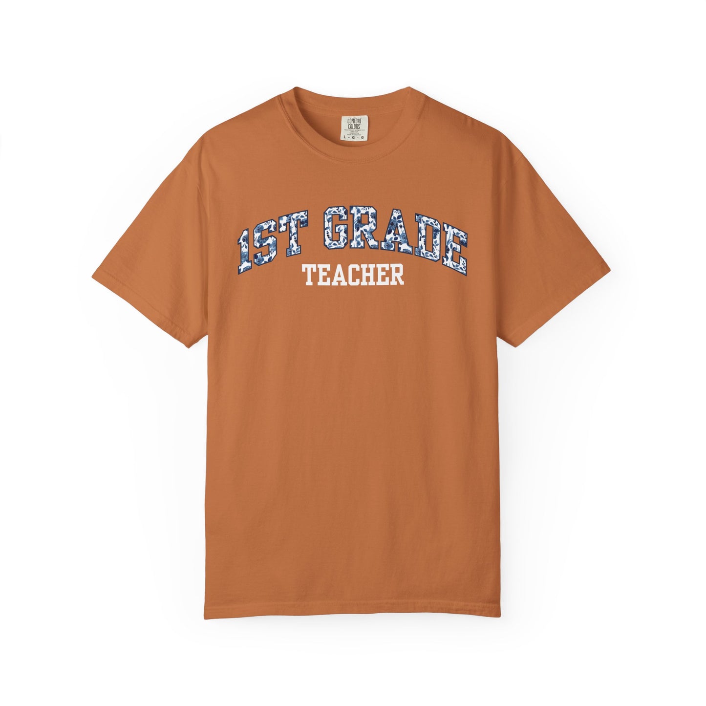 Floral First Grade Teacher Shirt