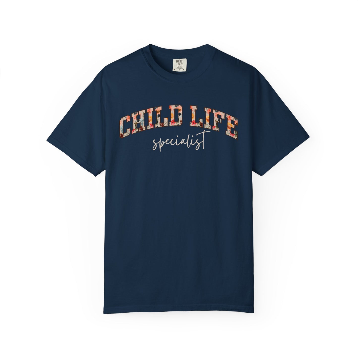 Floral Child Life Specialist Shirt