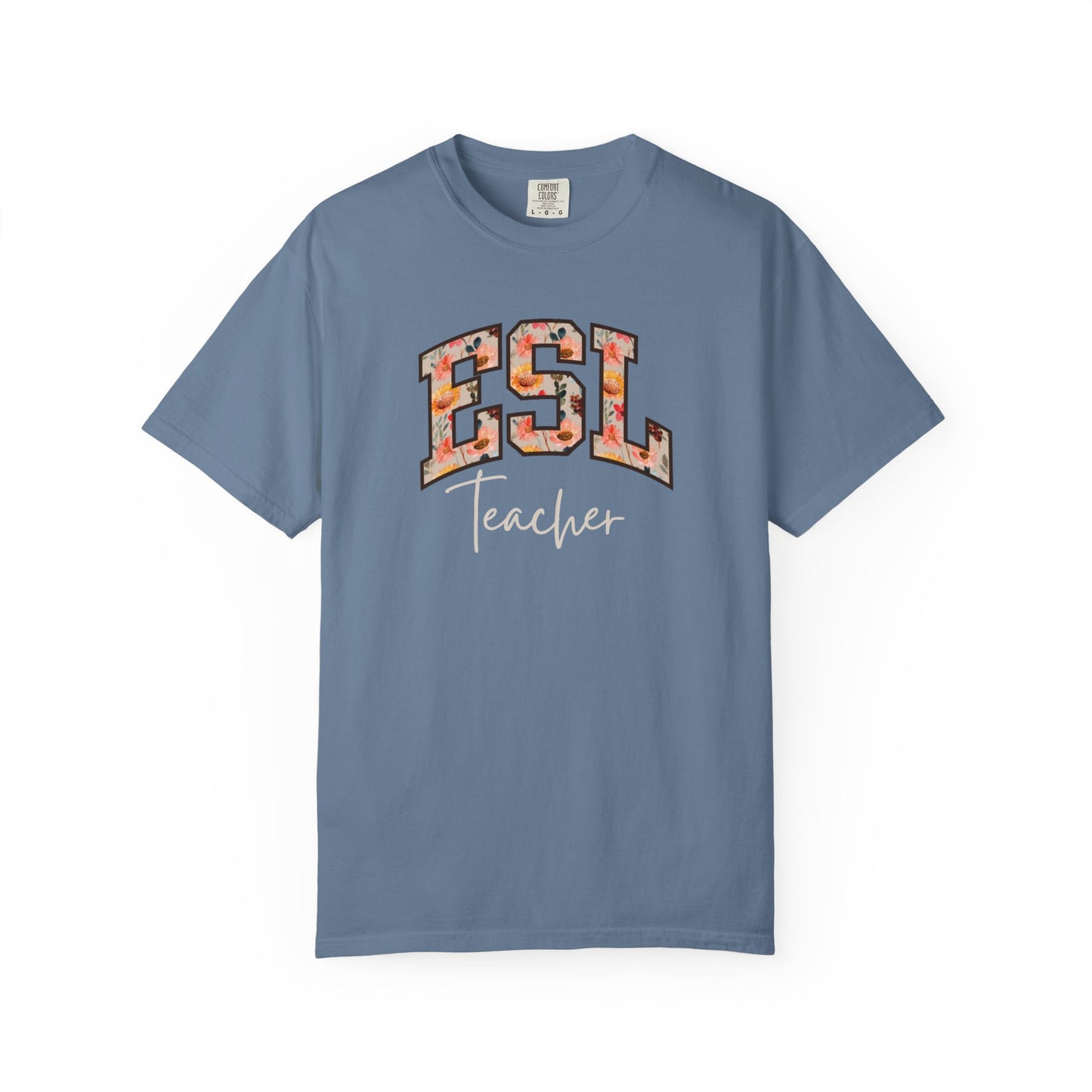 Floral ESL Teacher Shirt
