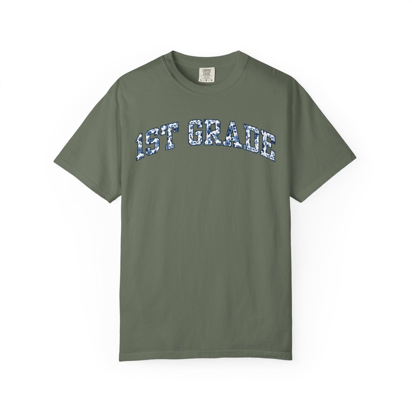 Floral First Grade Teacher Shirt
