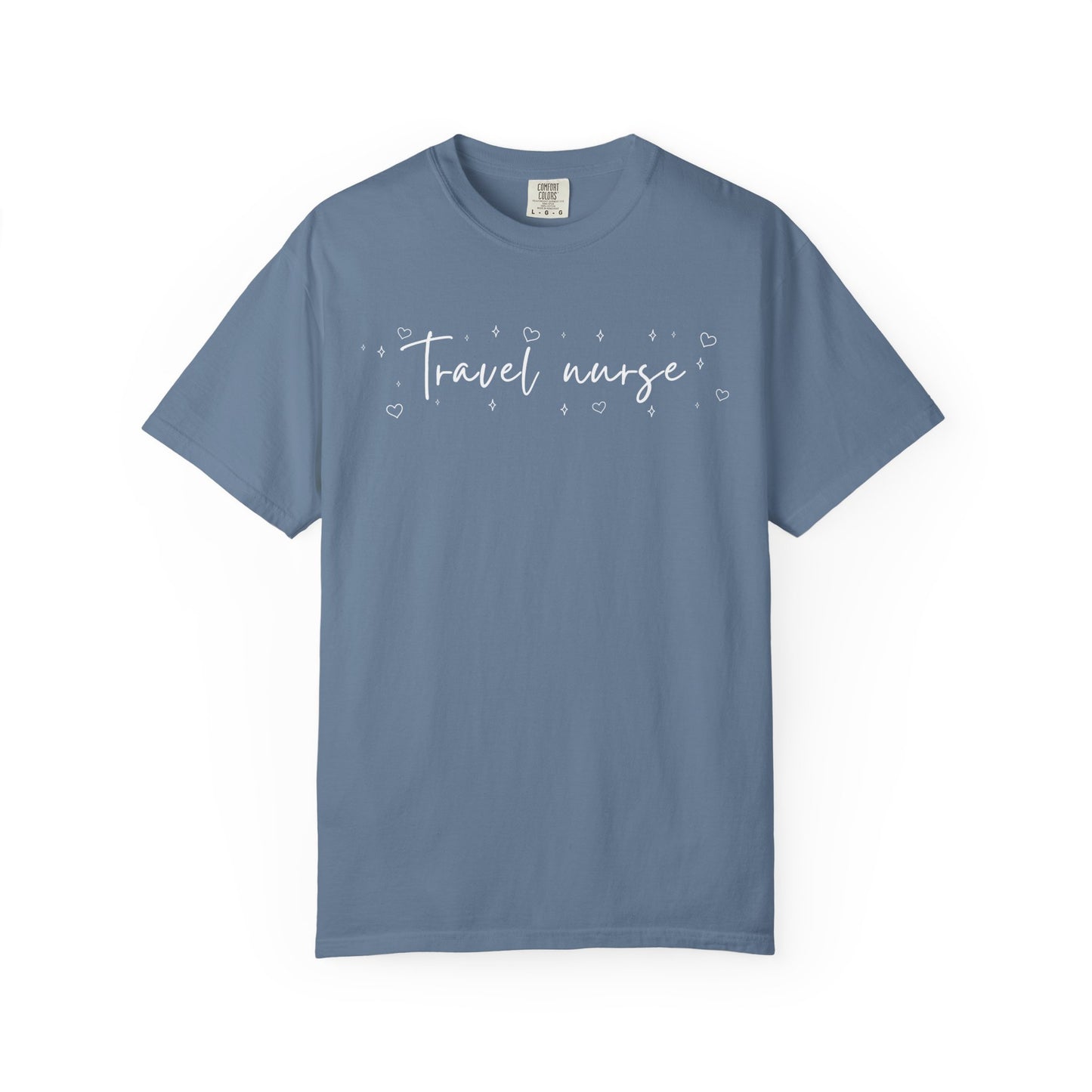 Travel Nurse Heart Sparkle Shirt