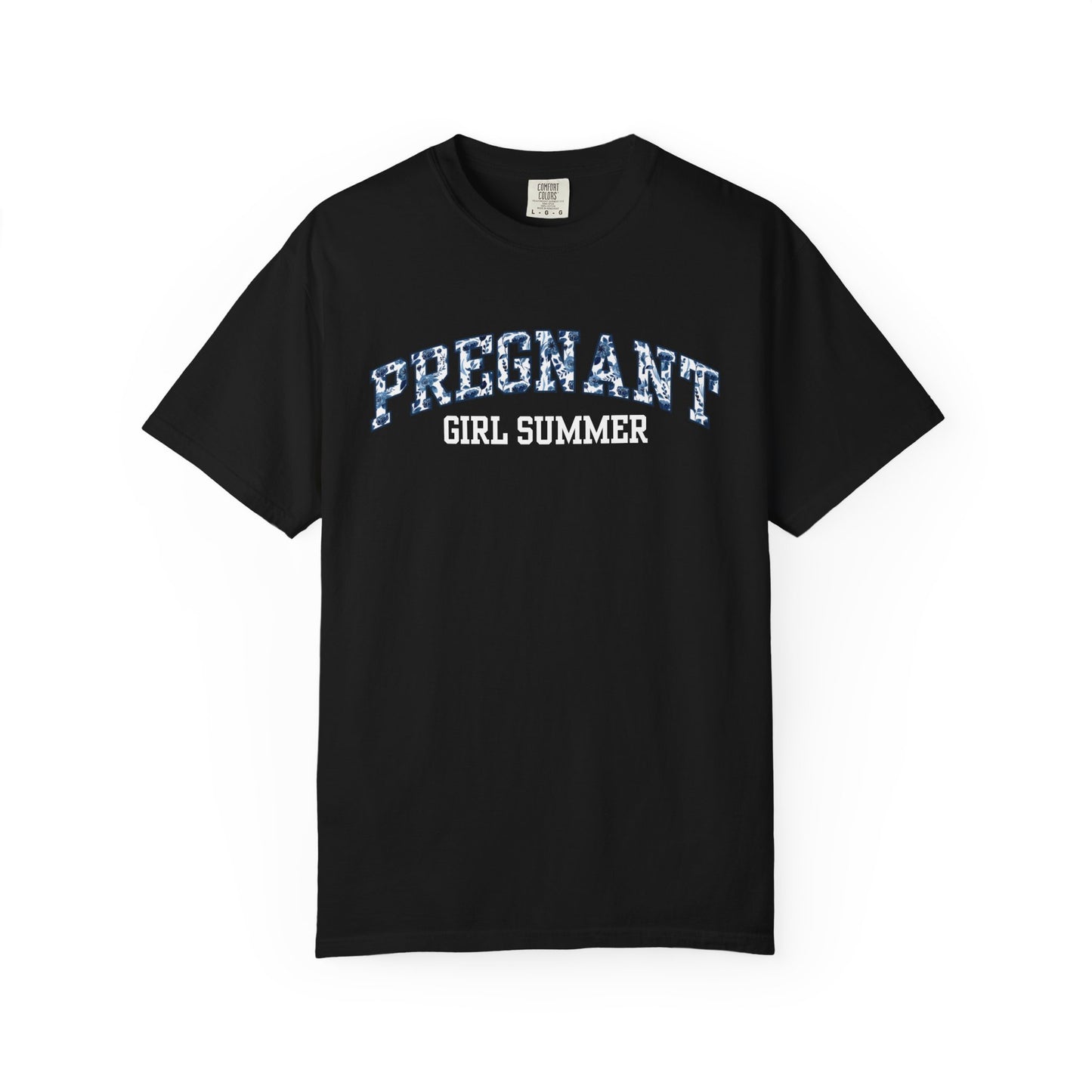 Floral Pregnant Girl Summer Shirt