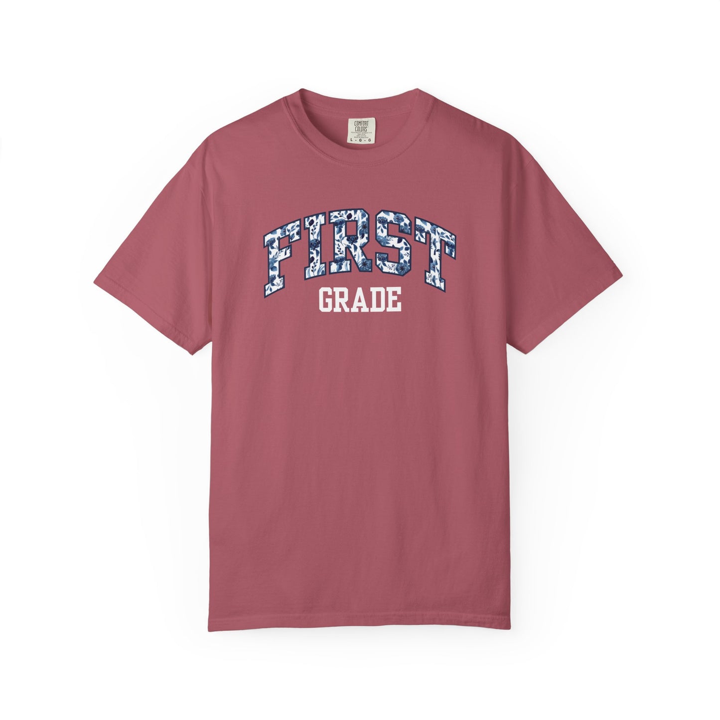 Floral First Grade Teacher Shirt