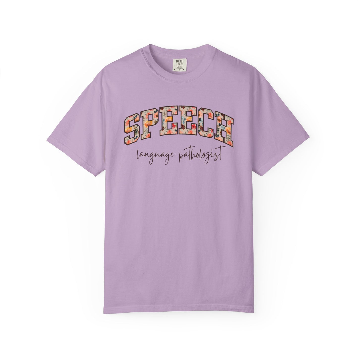 Floral Speech Language Pathologist Shirt