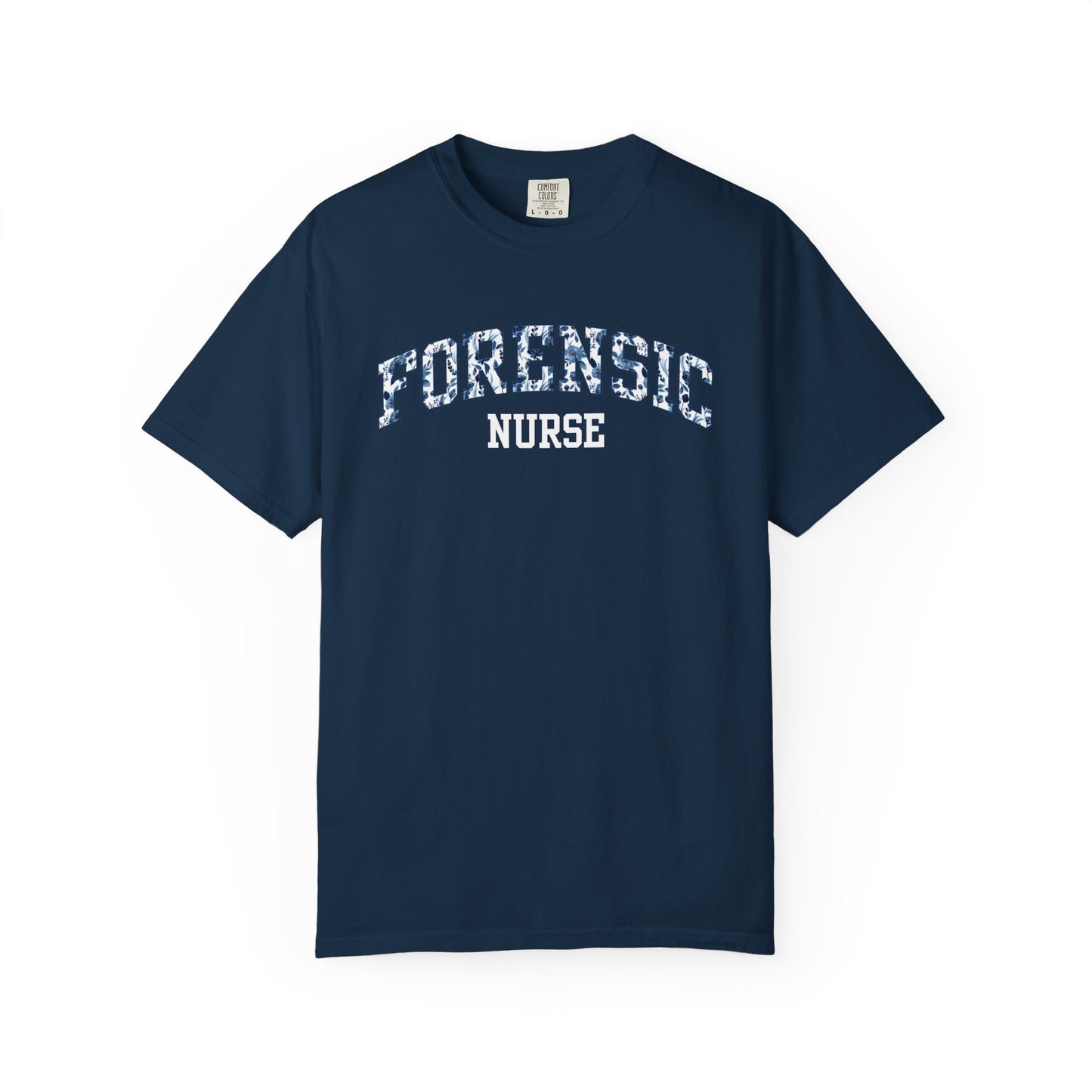 Floral Forensic Nurse Shirt