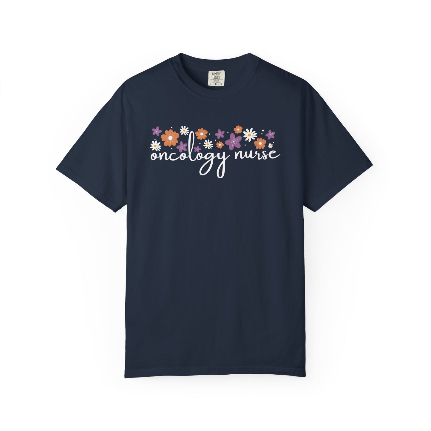 Floral Oncology Nurse Shirt
