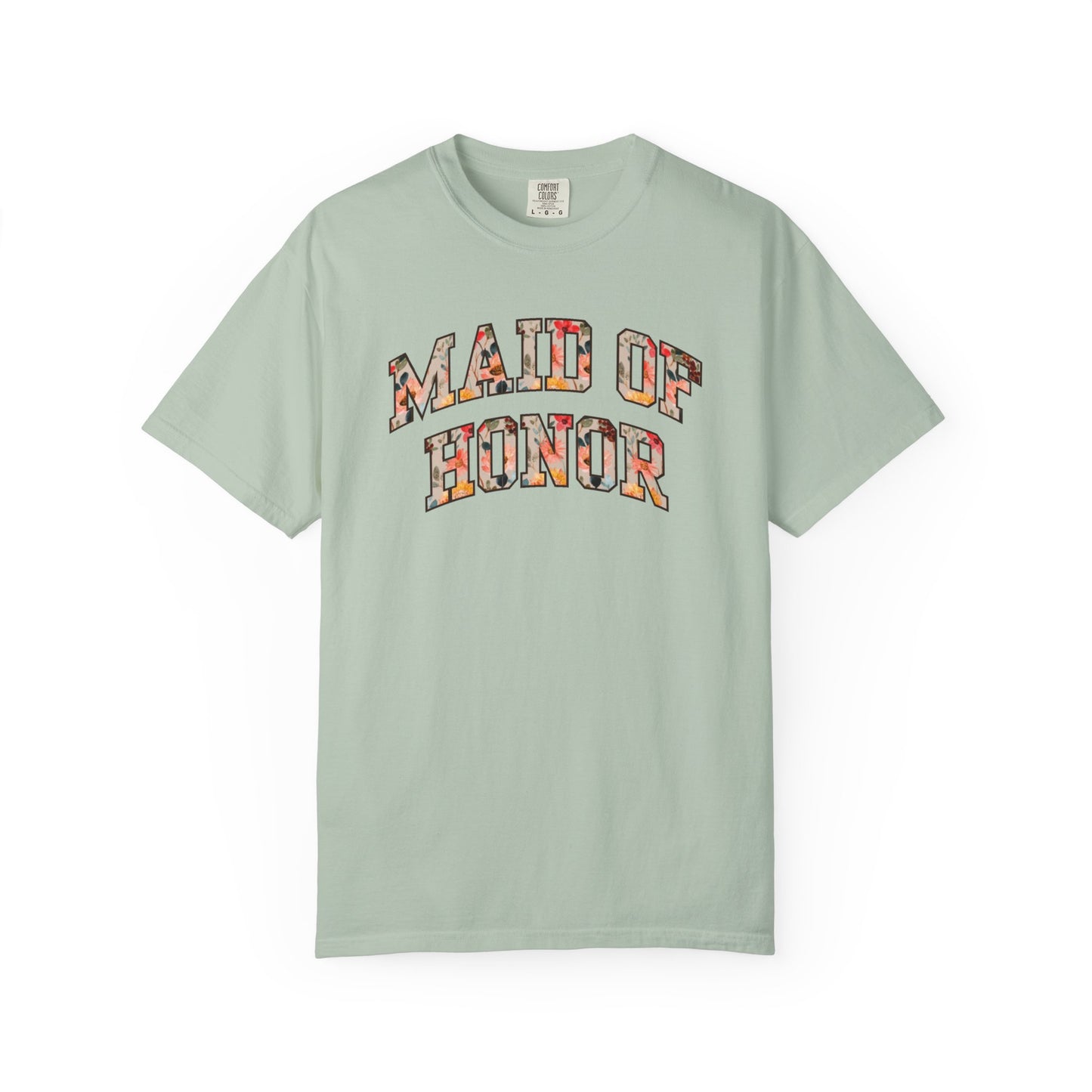Floral Maid of Honor Shirt