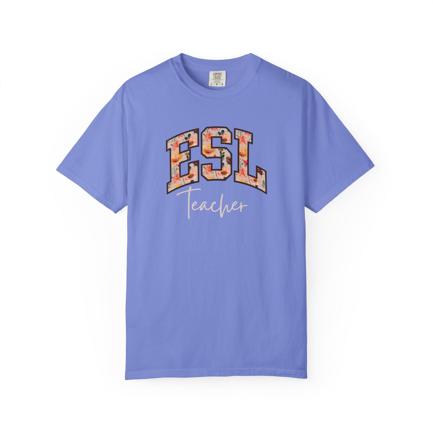 Floral ESL Teacher Shirt
