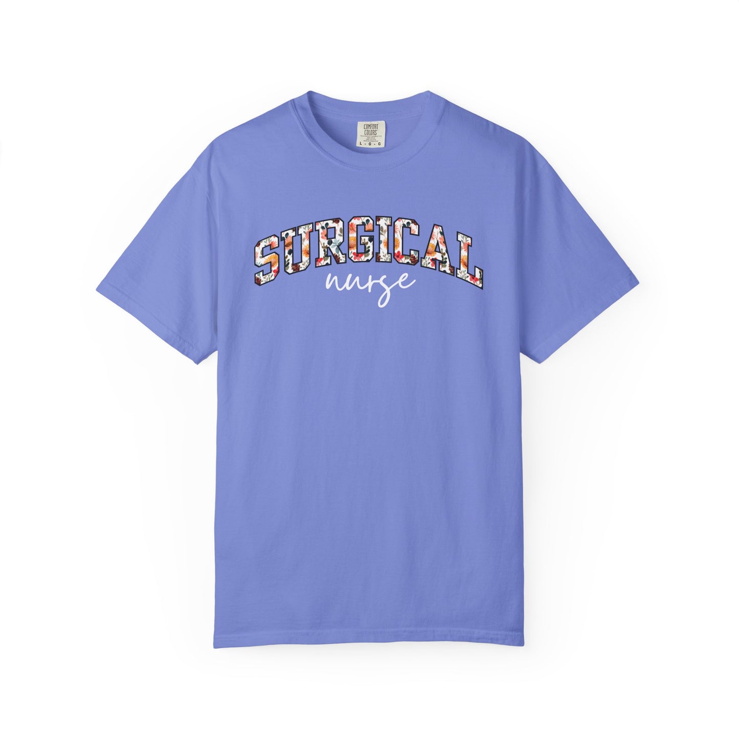 Floral Surgical Nurse Shirt