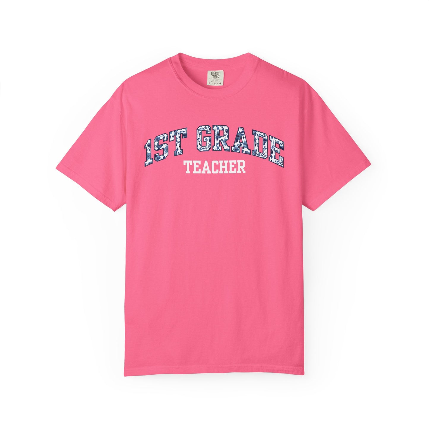 Floral First Grade Teacher Shirt