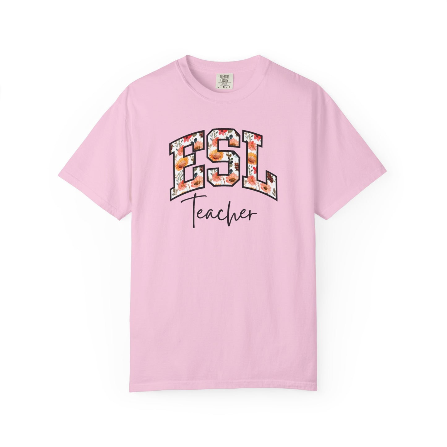 Floral ESL Teacher Shirt
