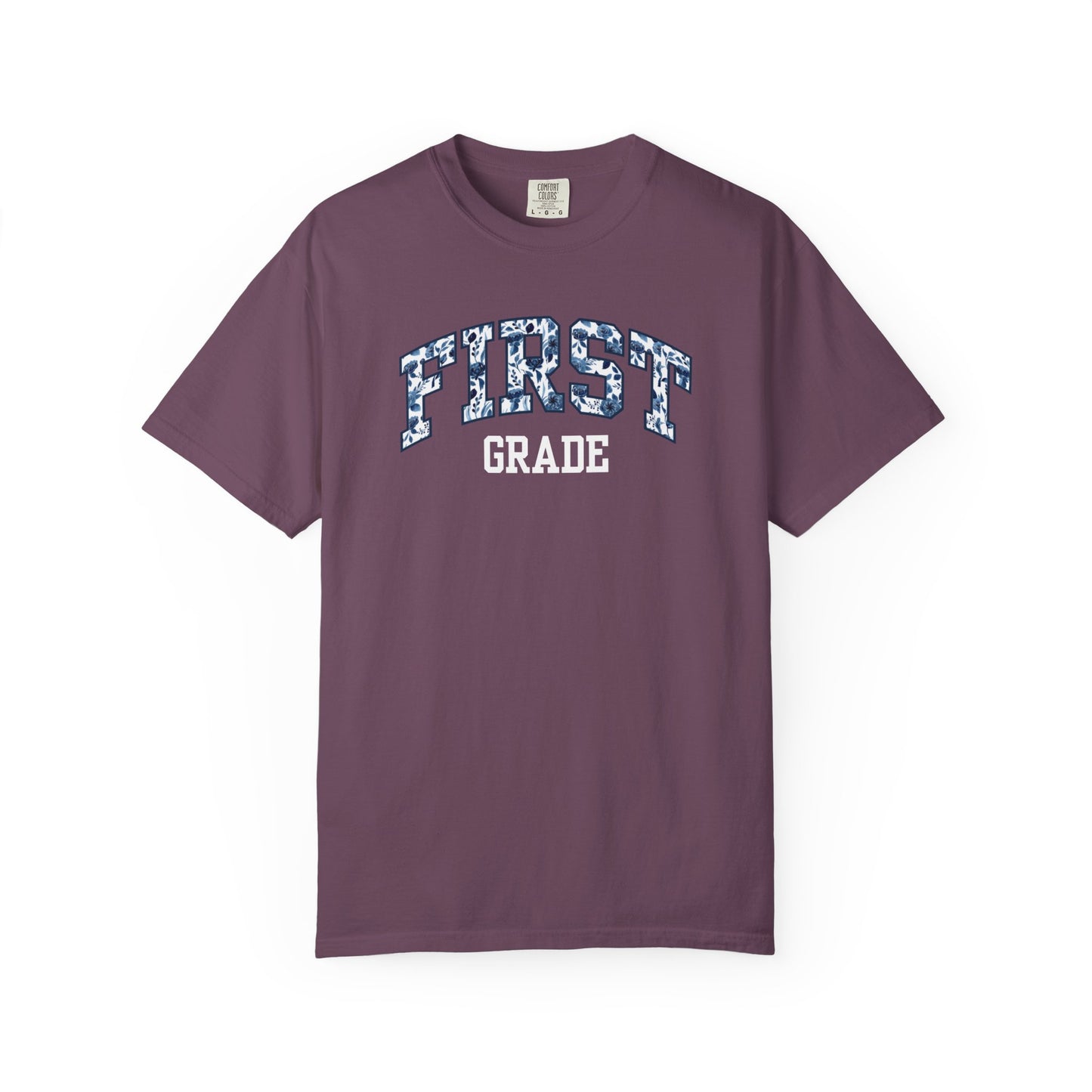 Floral First Grade Teacher Shirt