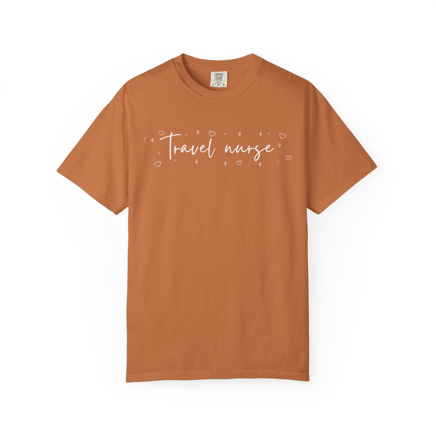 Travel Nurse Heart Sparkle Shirt