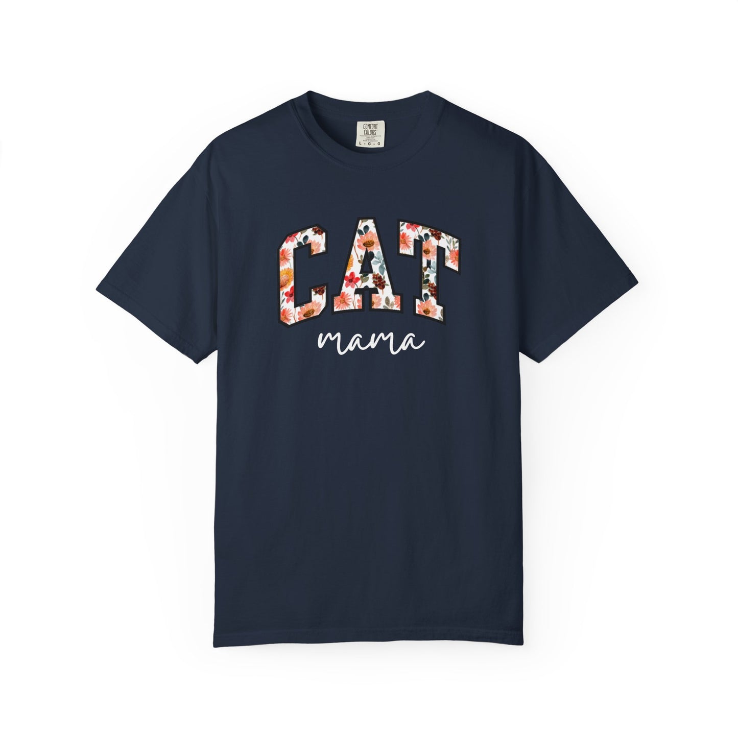 Floral Cat Mama Shirt