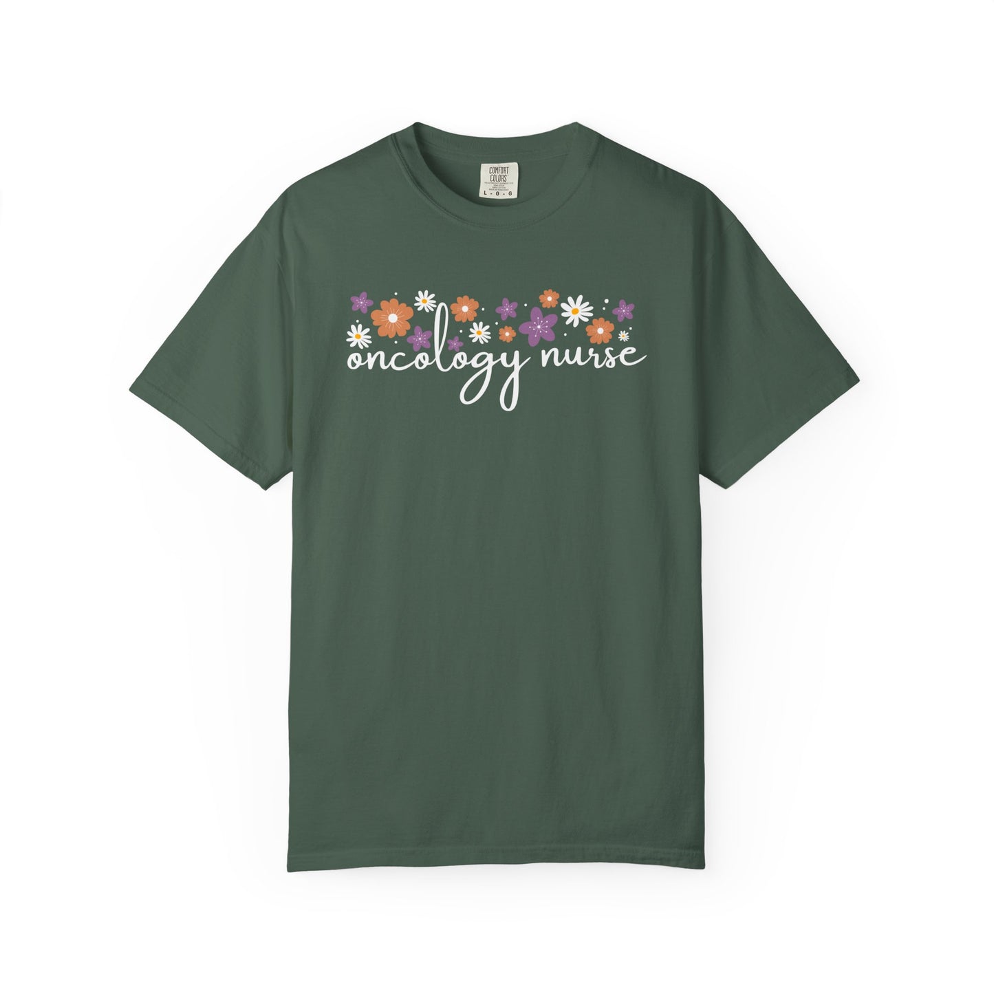 Floral Oncology Nurse Shirt
