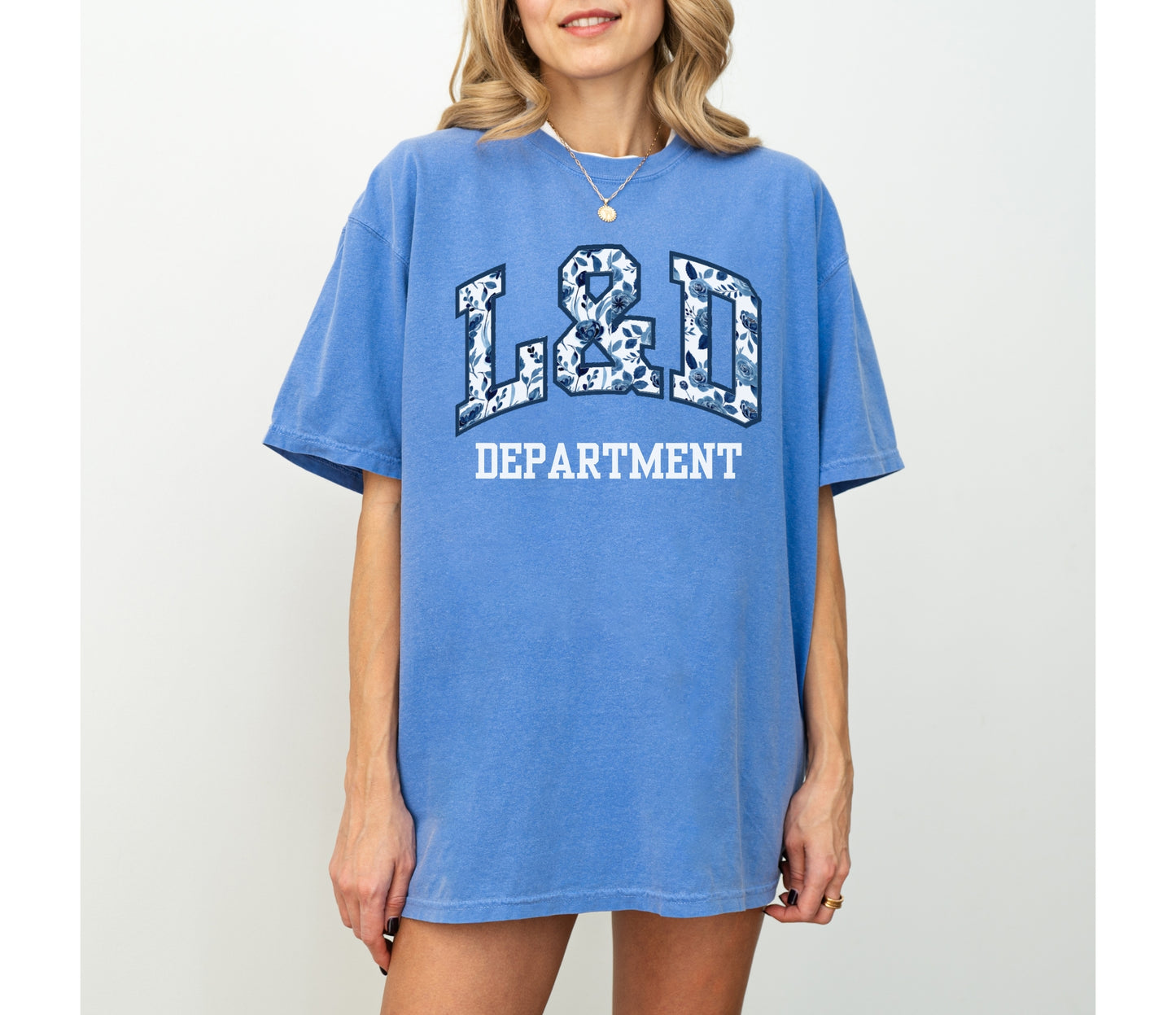 Floral L&D Department Shirt