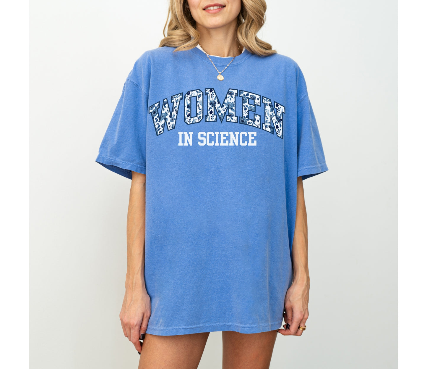 Floral Women In Science Shirt