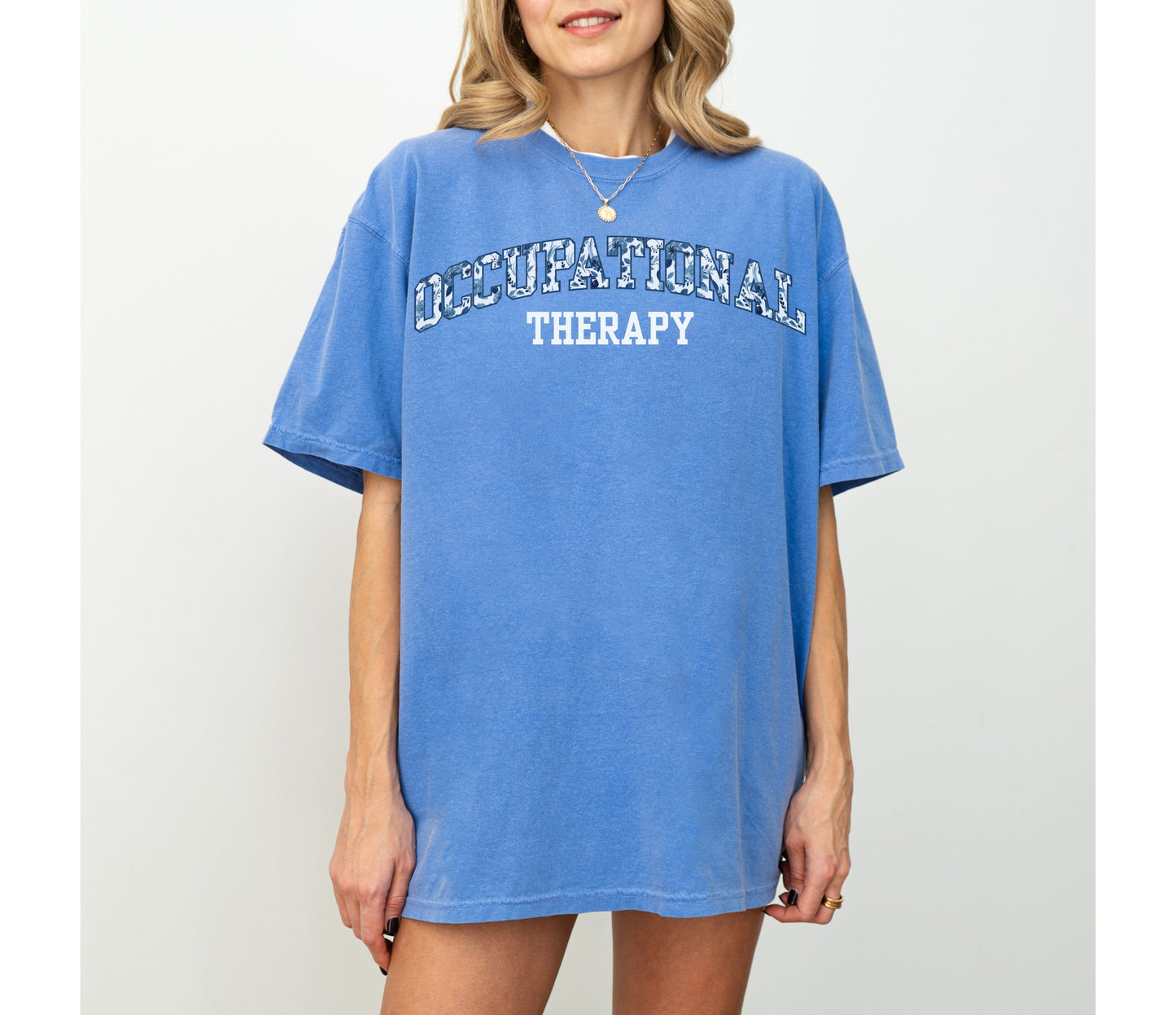 Floral Occupational Therapy Shirt