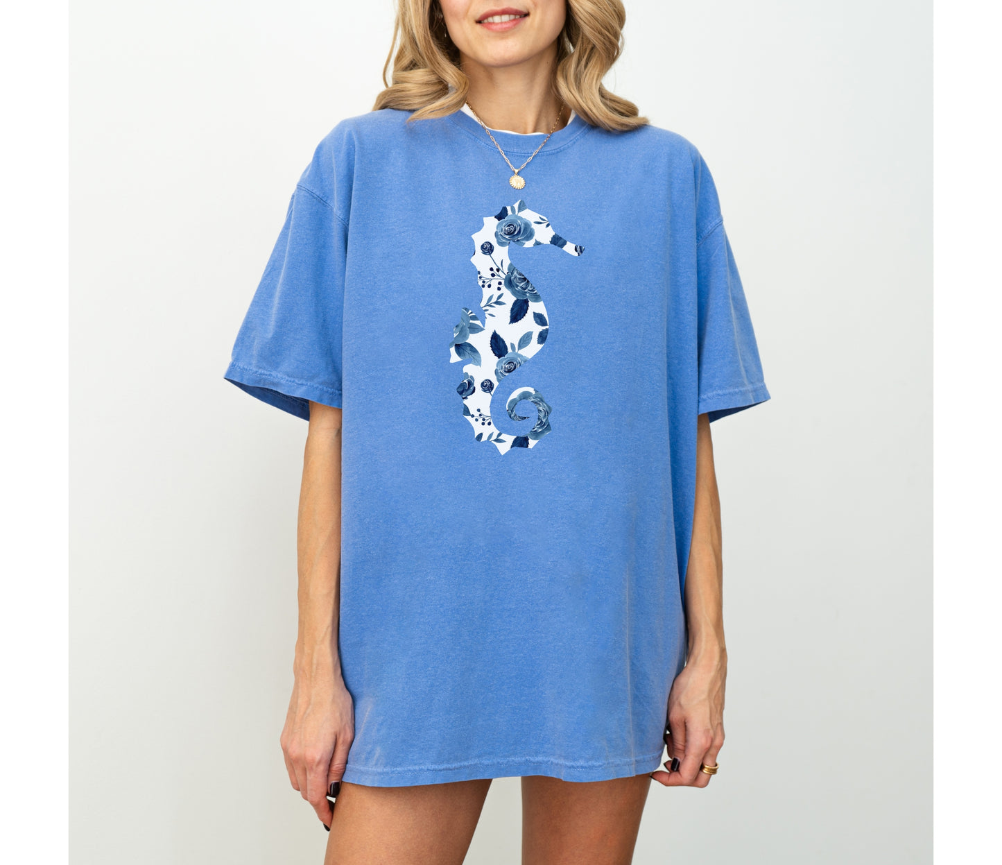 Floral Seahorse Shirt