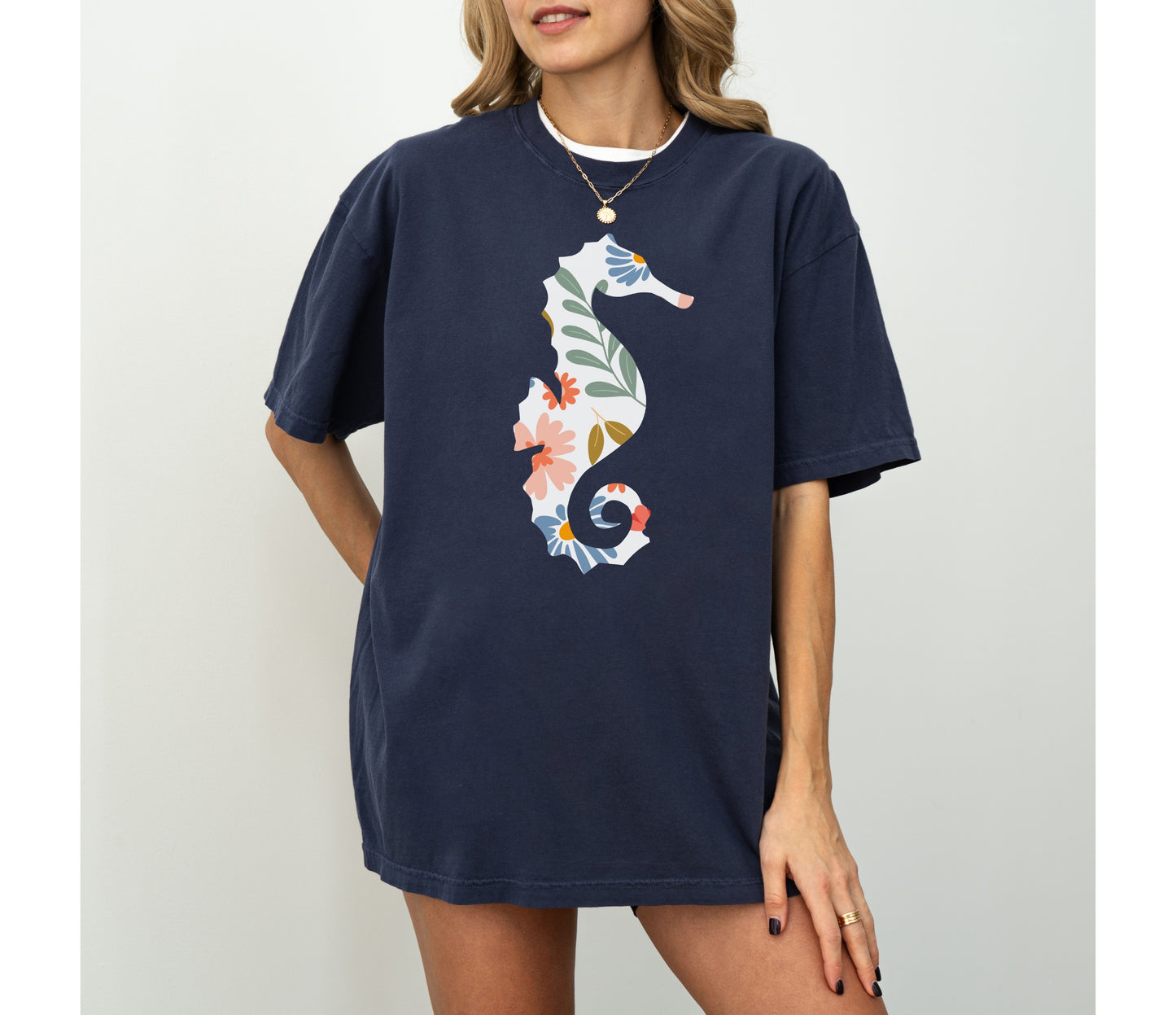 Floral Seahorse Shirt