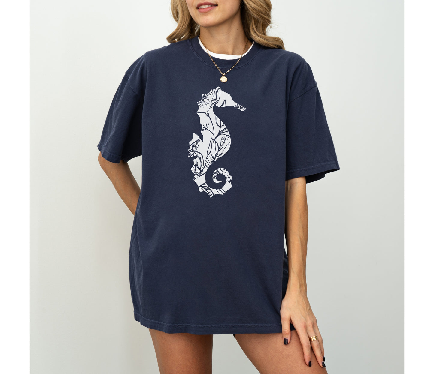 Floral Seahorse Shirt
