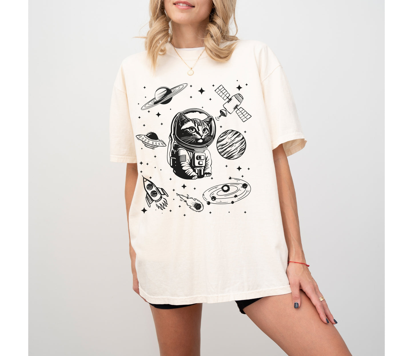 Funny Cat Astronaut Shirt