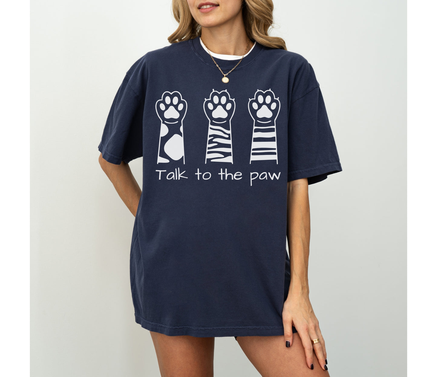 Funny Talk To The Paw Cat Shirt
