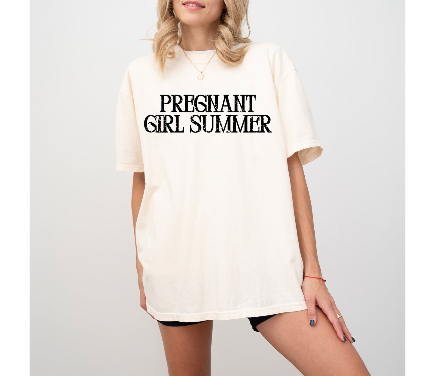 Pregnant Girl Summer Shirt