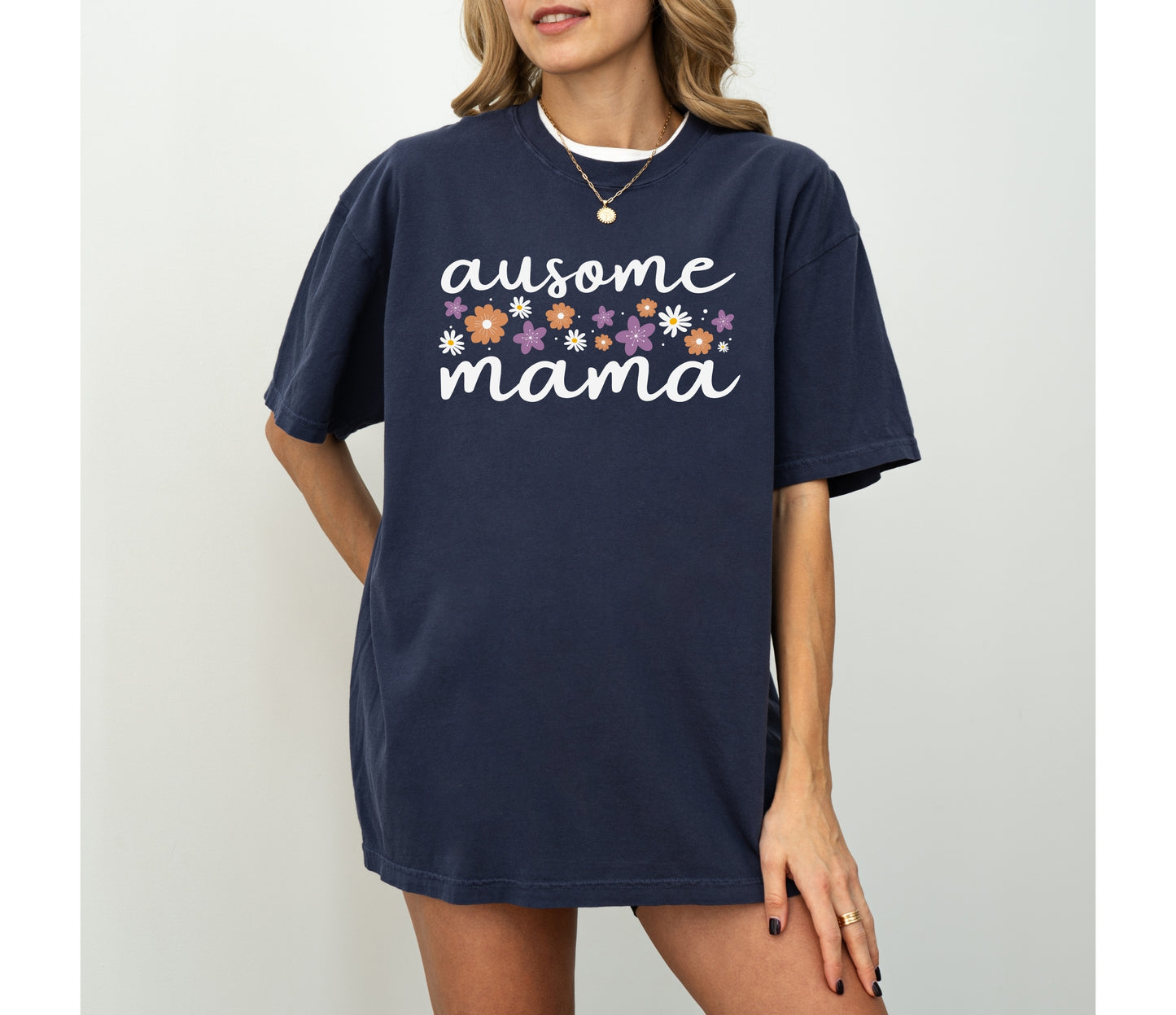 Floral Ausome Mama Shirt