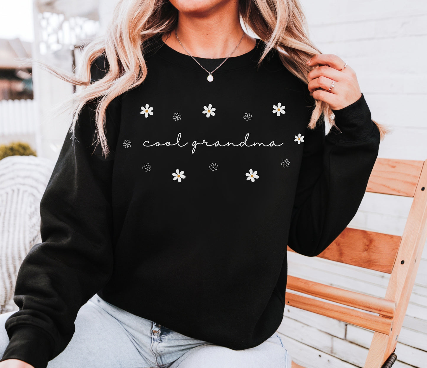 Floral Cool Grandma Sweatshirt