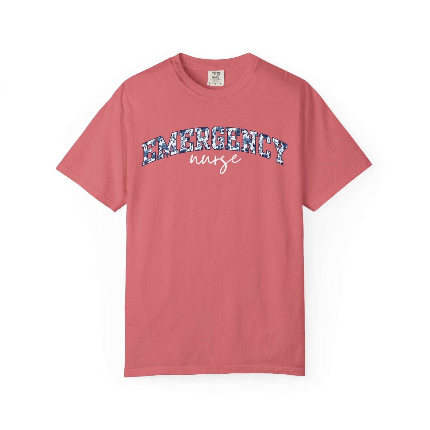 Floral Emergency Nurse Shirt