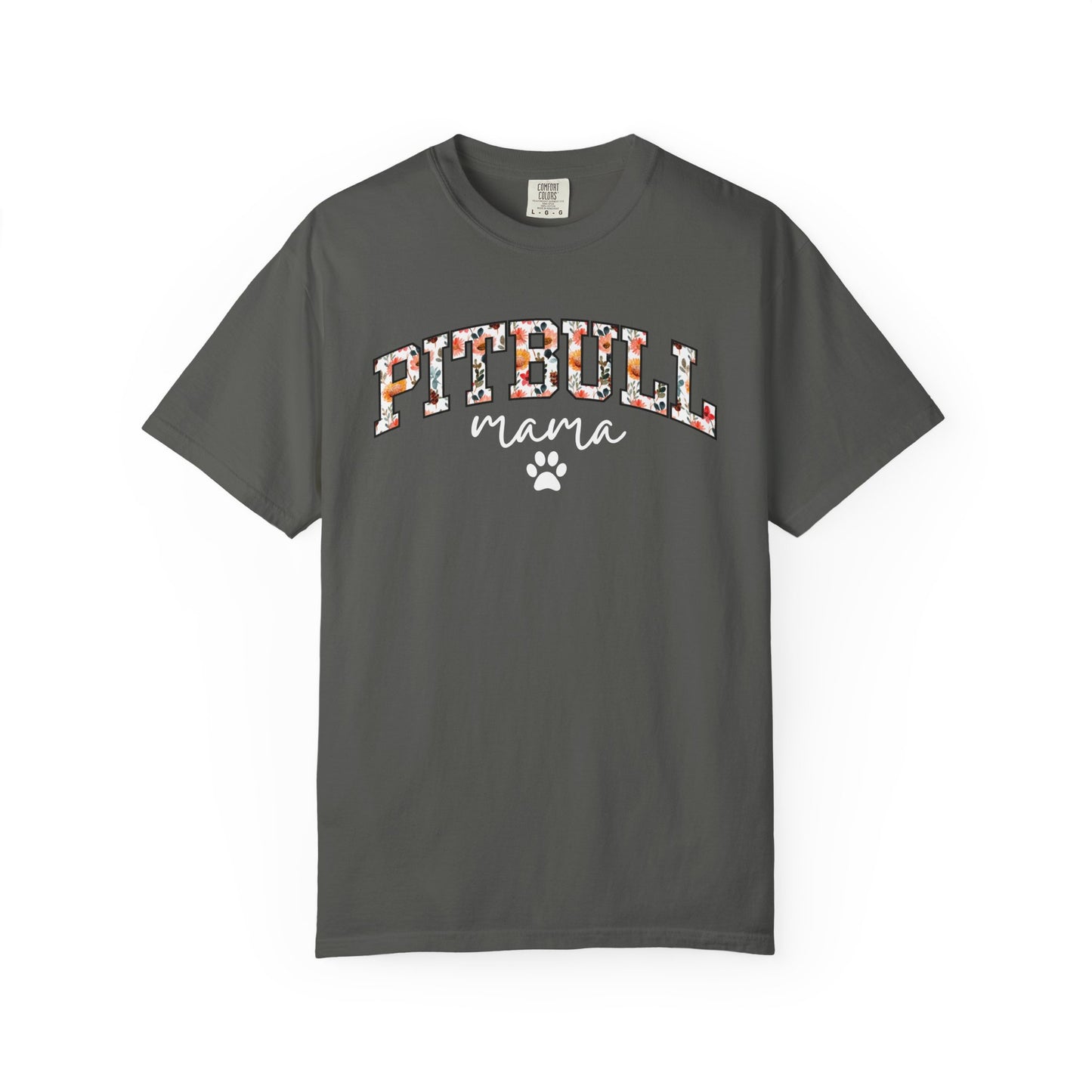 Floral Pitbull Mama Shirt