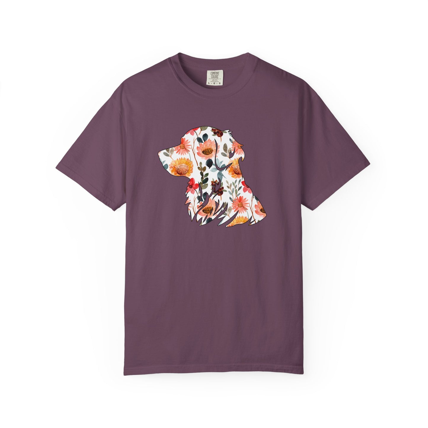 Floral Golden Retriever Shirt