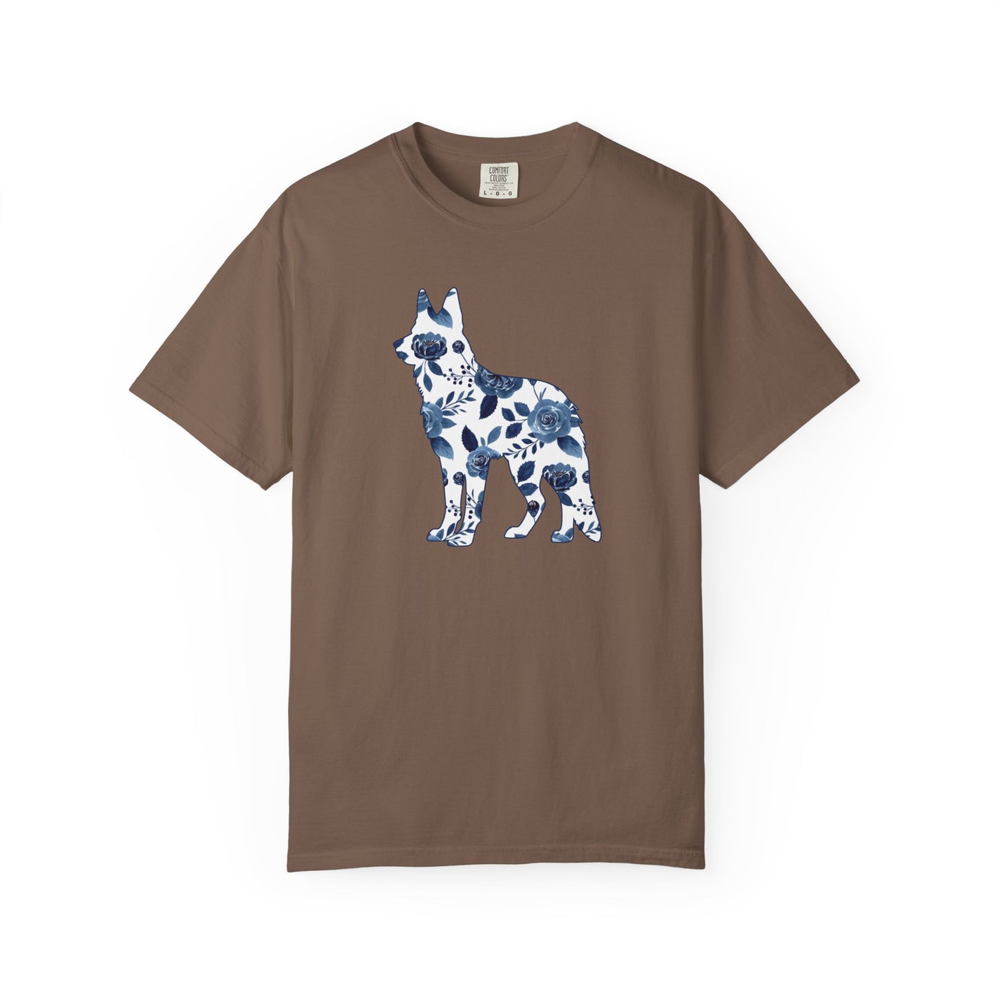 Floral German Shepherd Shirt