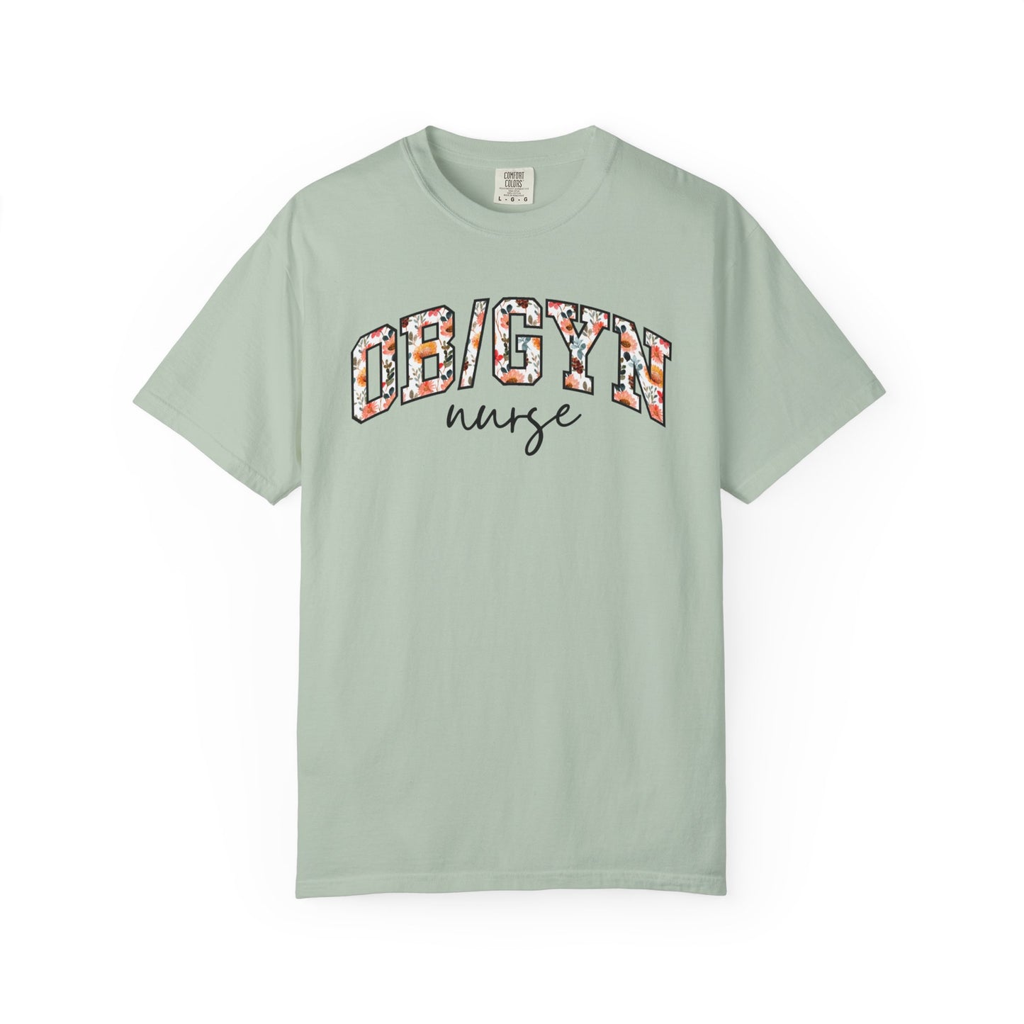 Floral OB/GYN Nurse Shirt