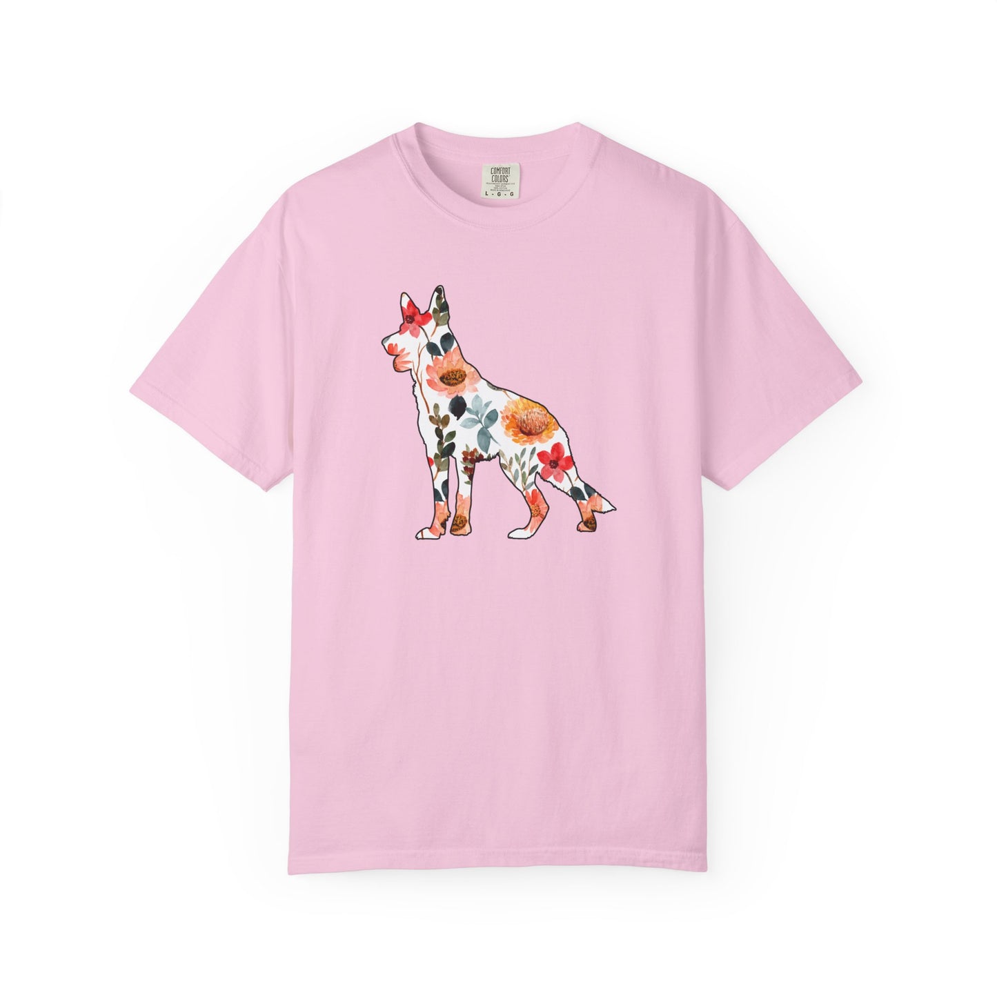 Floral German Shepherd Shirt