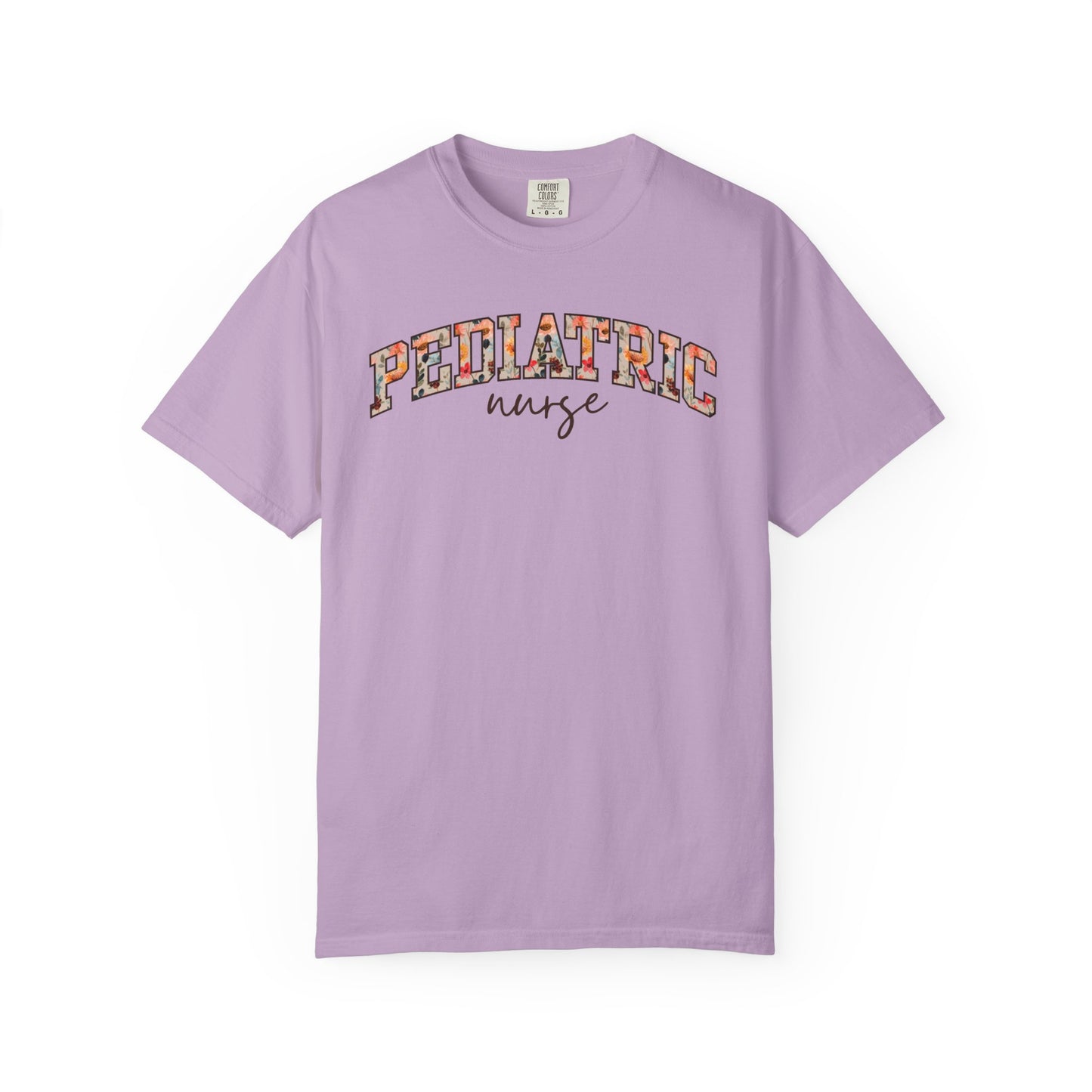 Floral Pediatric Nurse Shirt
