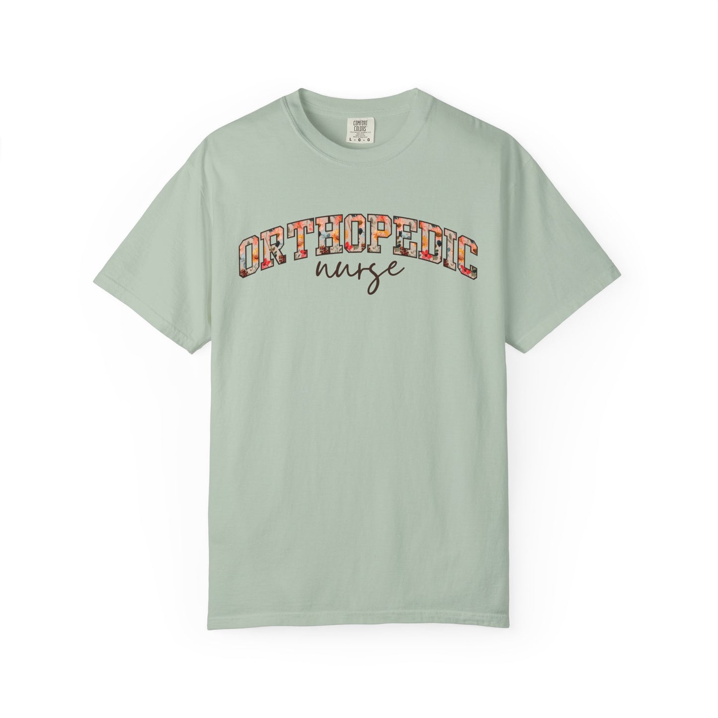 Floral Orthopedic Nurse Shirt