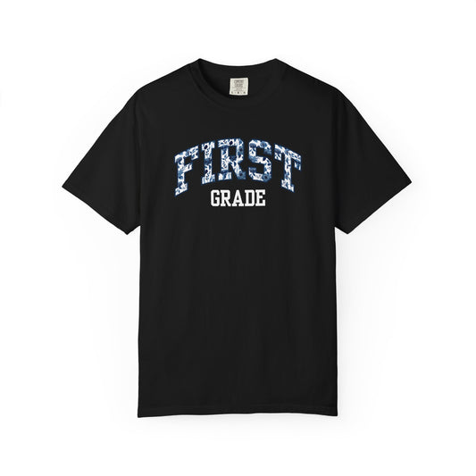 Floral First Grade Teacher Shirt