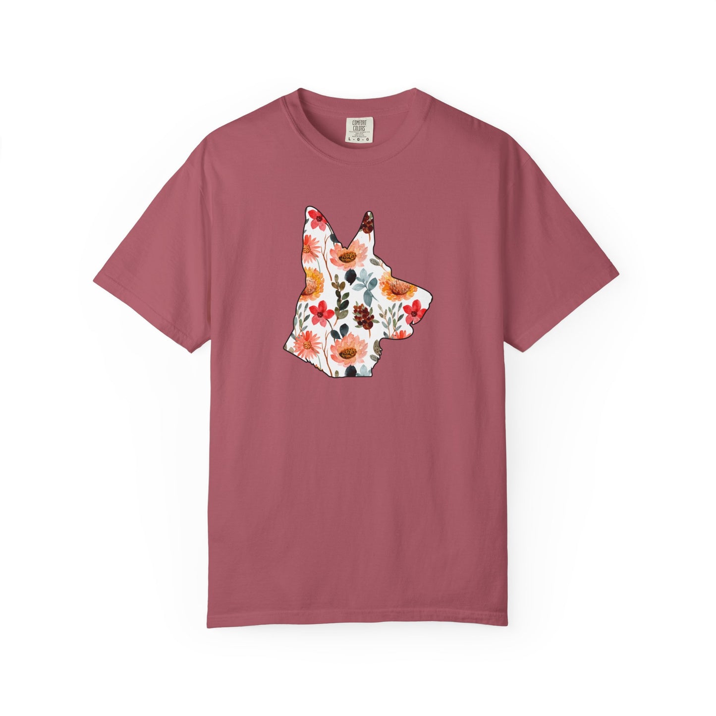Floral German Shepherd Shirt