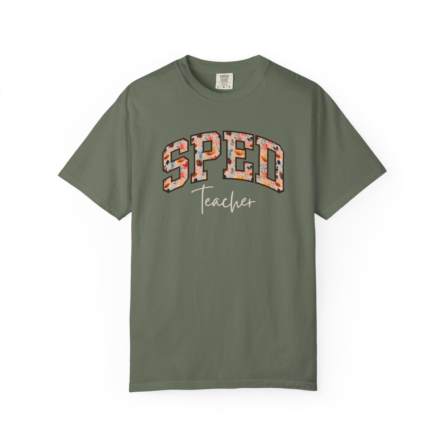 Floral SPED Teacher Shirt