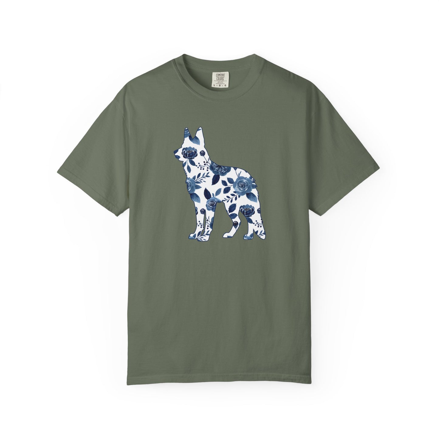 Floral German Shepherd Shirt