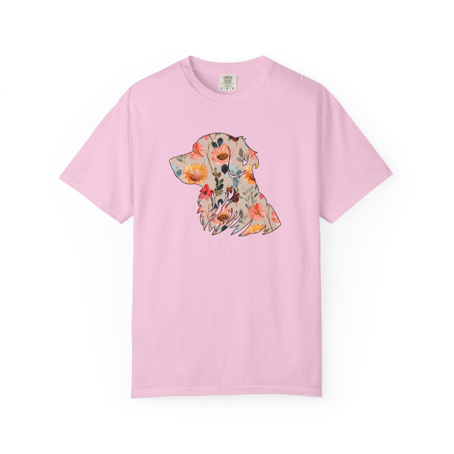 Floral Golden Retriever Shirt