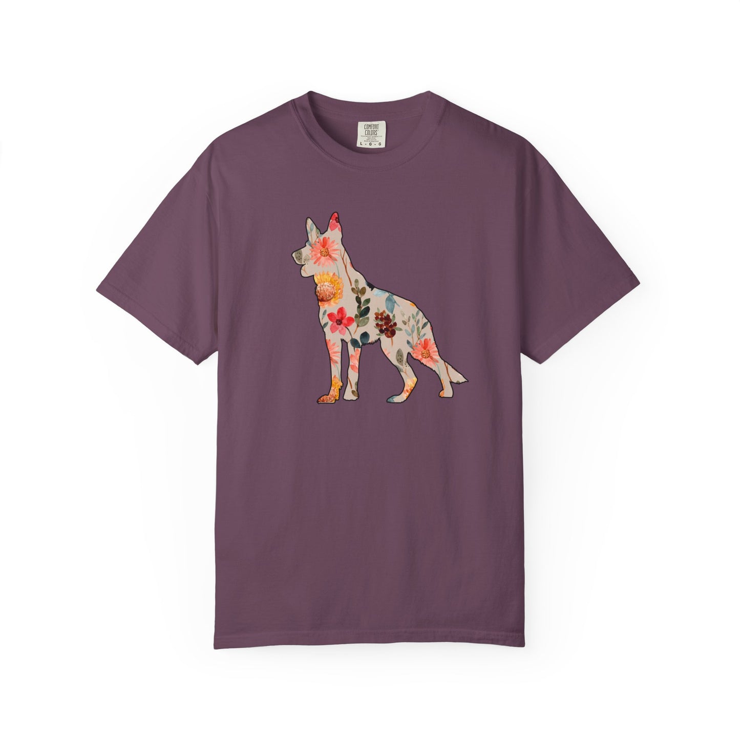 Floral German Shepherd Shirt