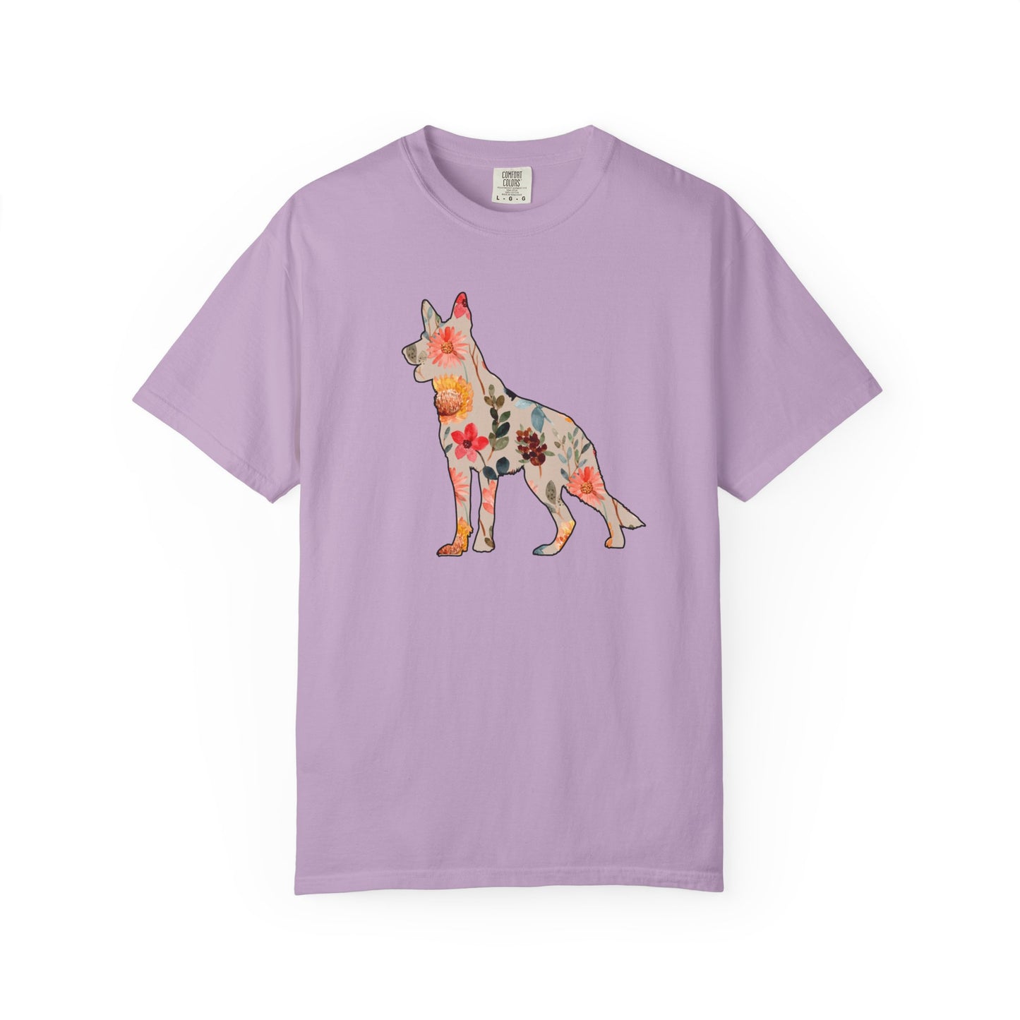 Floral German Shepherd Shirt