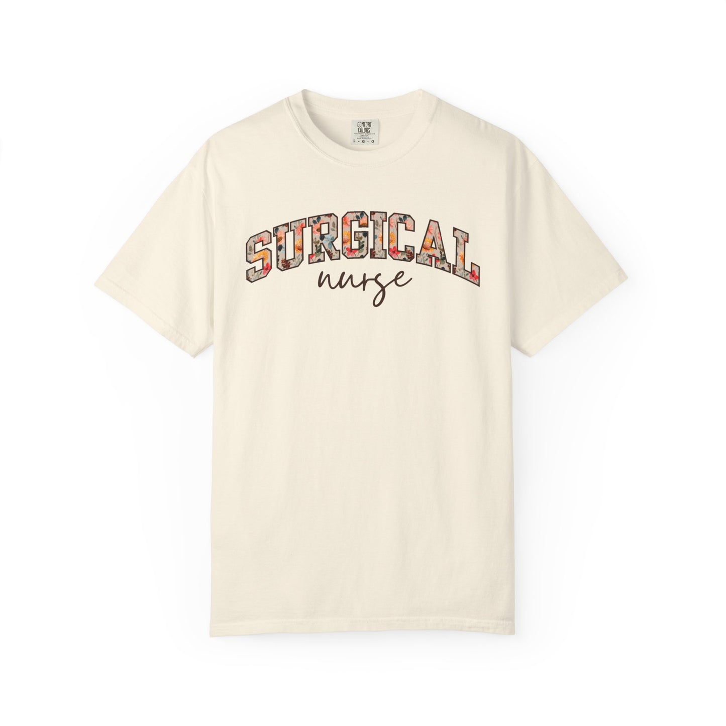 Floral Surgical Nurse Shirt