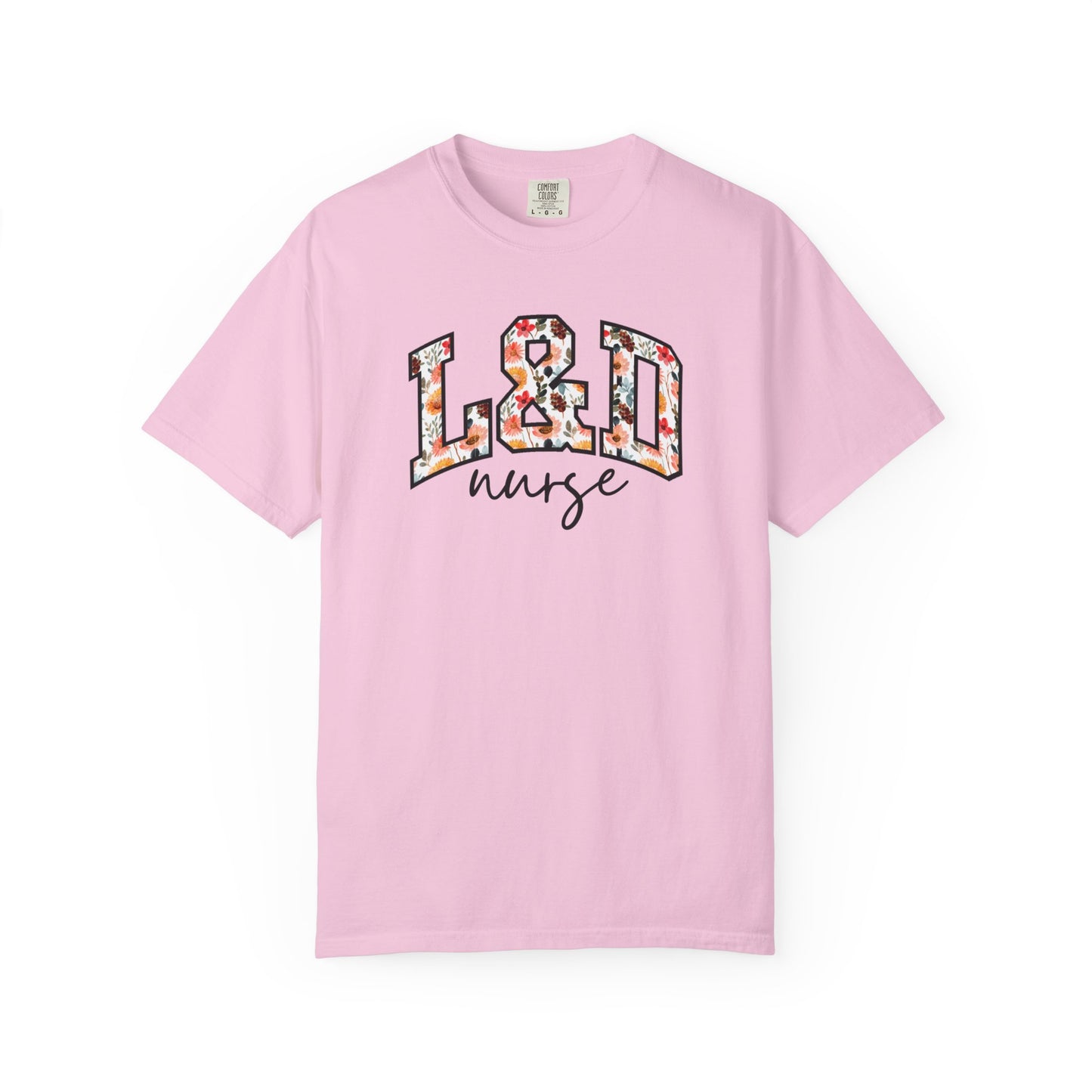 Floral L&D Nurse Shirt