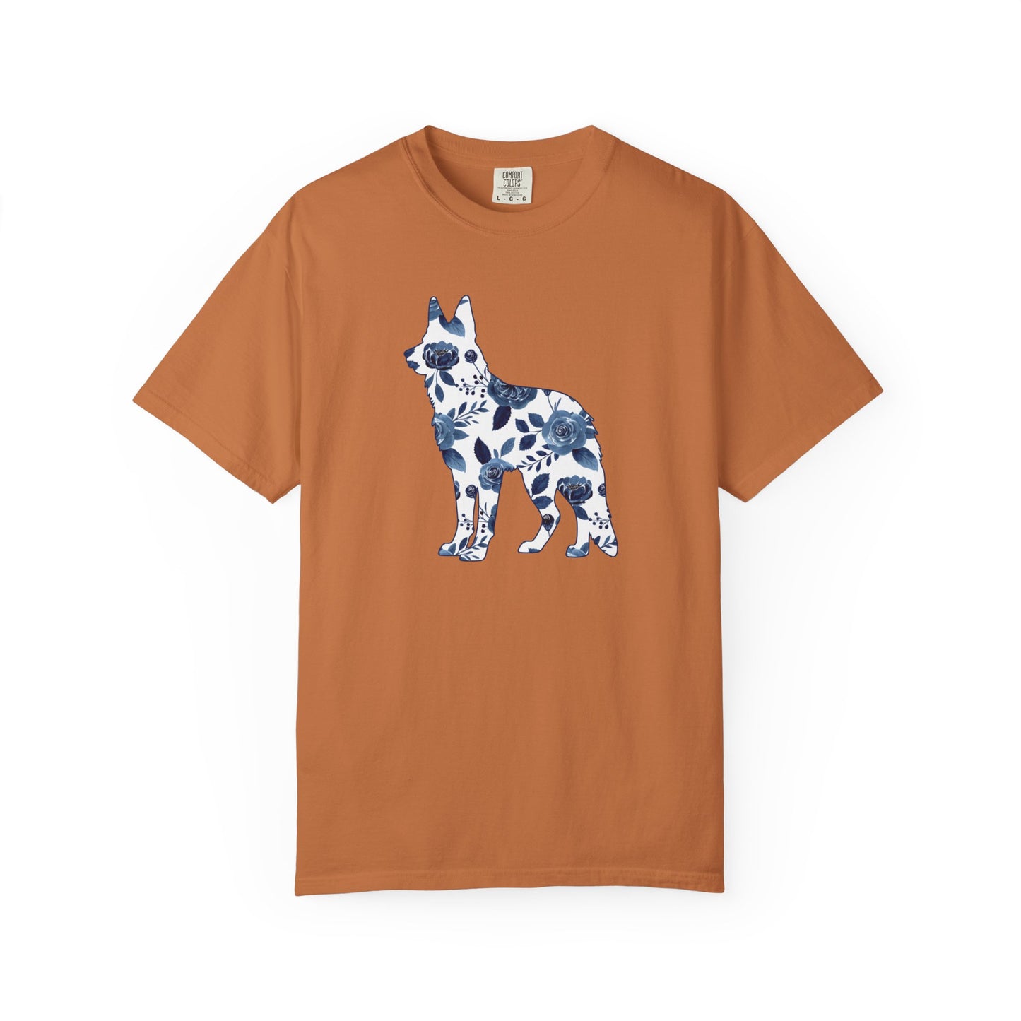Floral German Shepherd Shirt