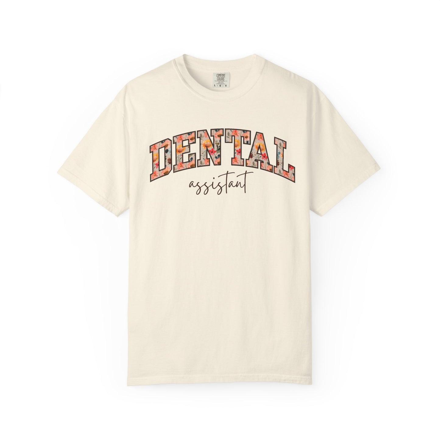 Floral Dental Assistant Shirt
