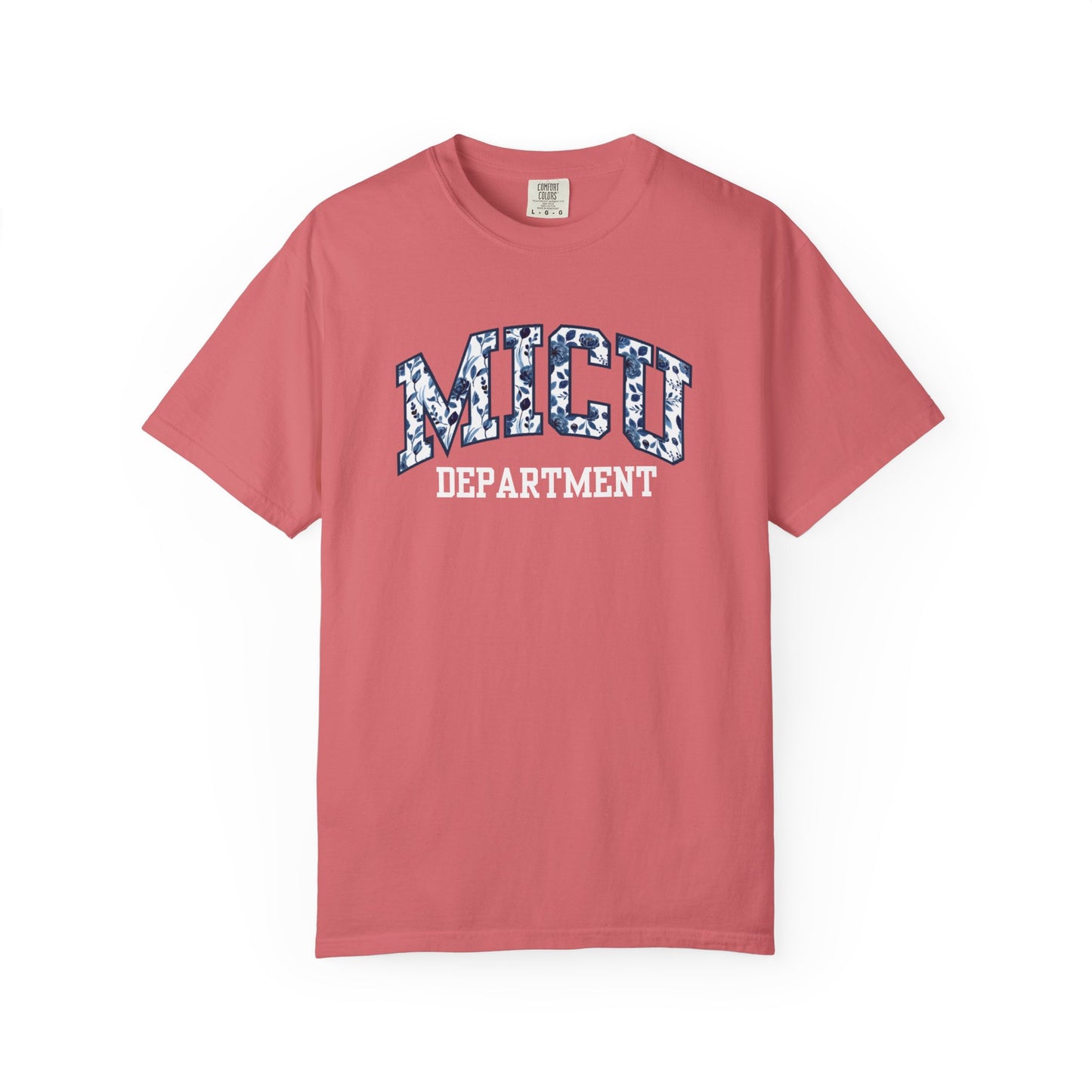 Floral MICU Department Shirt
